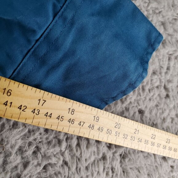 Wrangler Shirt Mens Big 4X Blue Long Sleeve Button-Up Brushpopper Pearl Snap - Picture 5 of 8